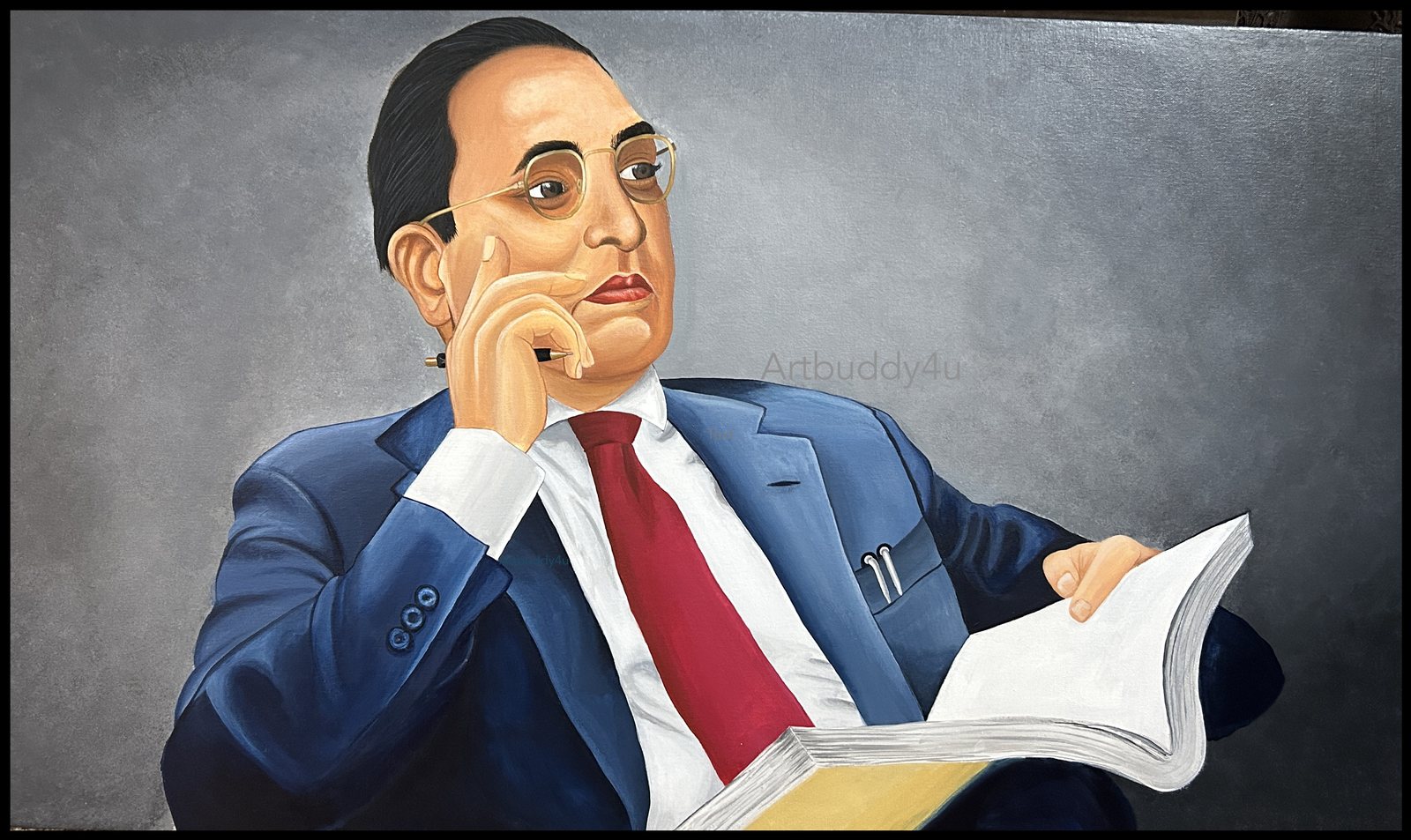 Dr. B. R. Ambedkar — Acrylic Painting by Ruchita Akotkar