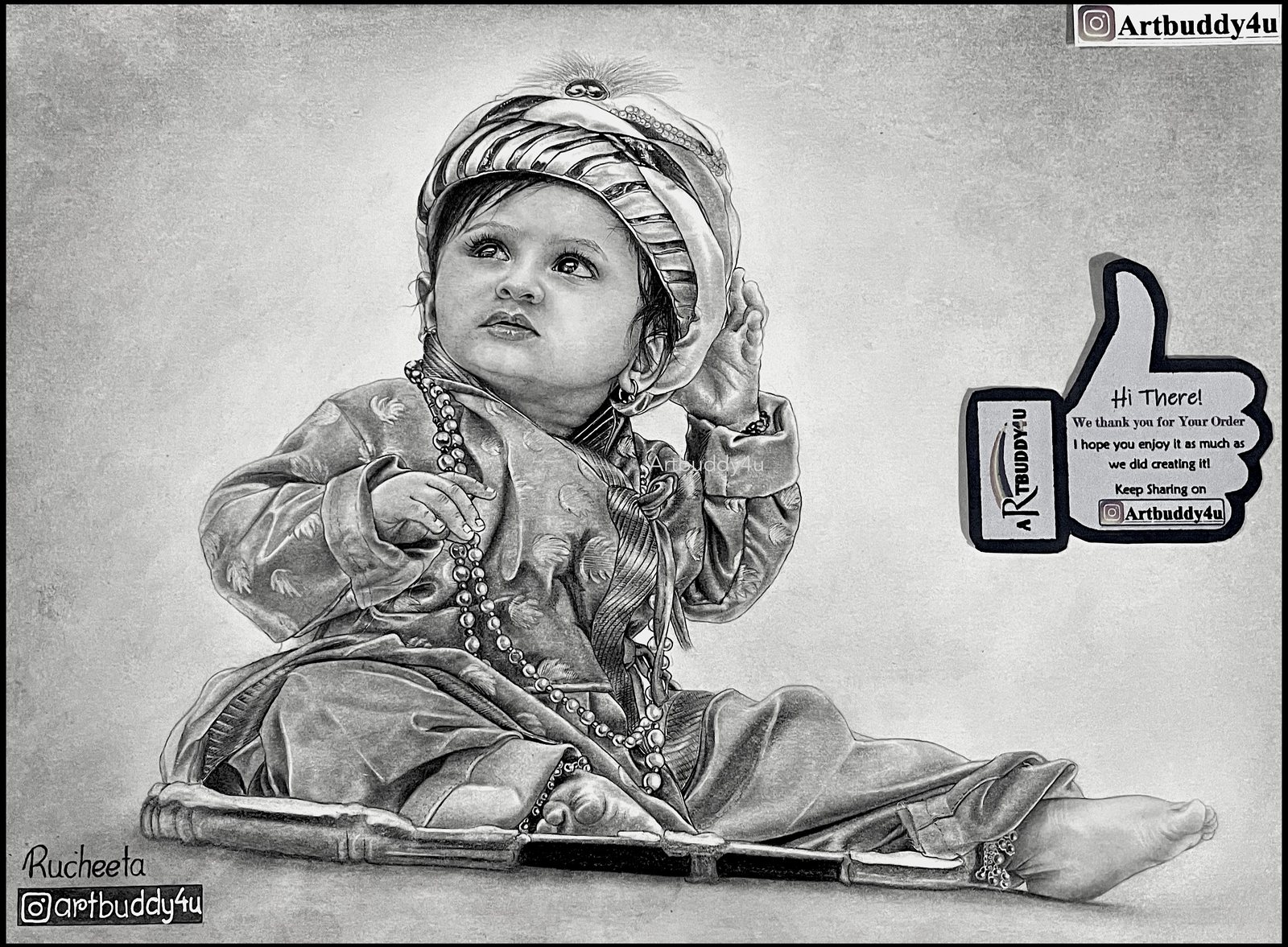 Little Prince — Black & White Portrait by Ruchita Akotkar