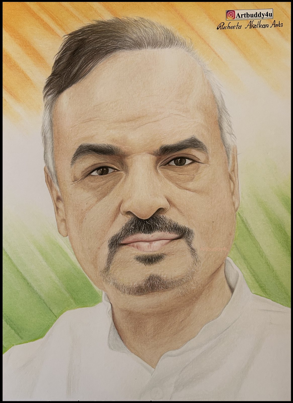Portrait of a Gentleman — Colour Portrait by Ruchita Akotkar